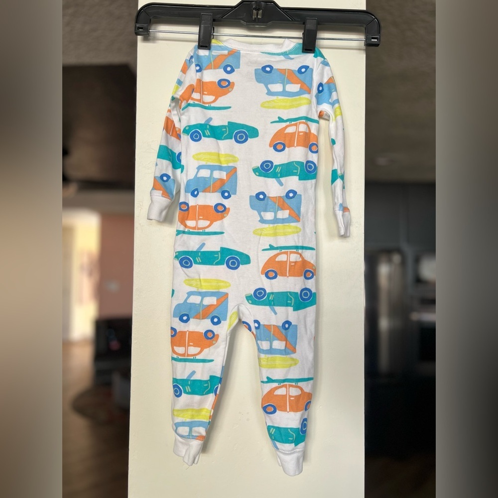 Carter's Vibrant Footies with Fun Design sz 12M NEW